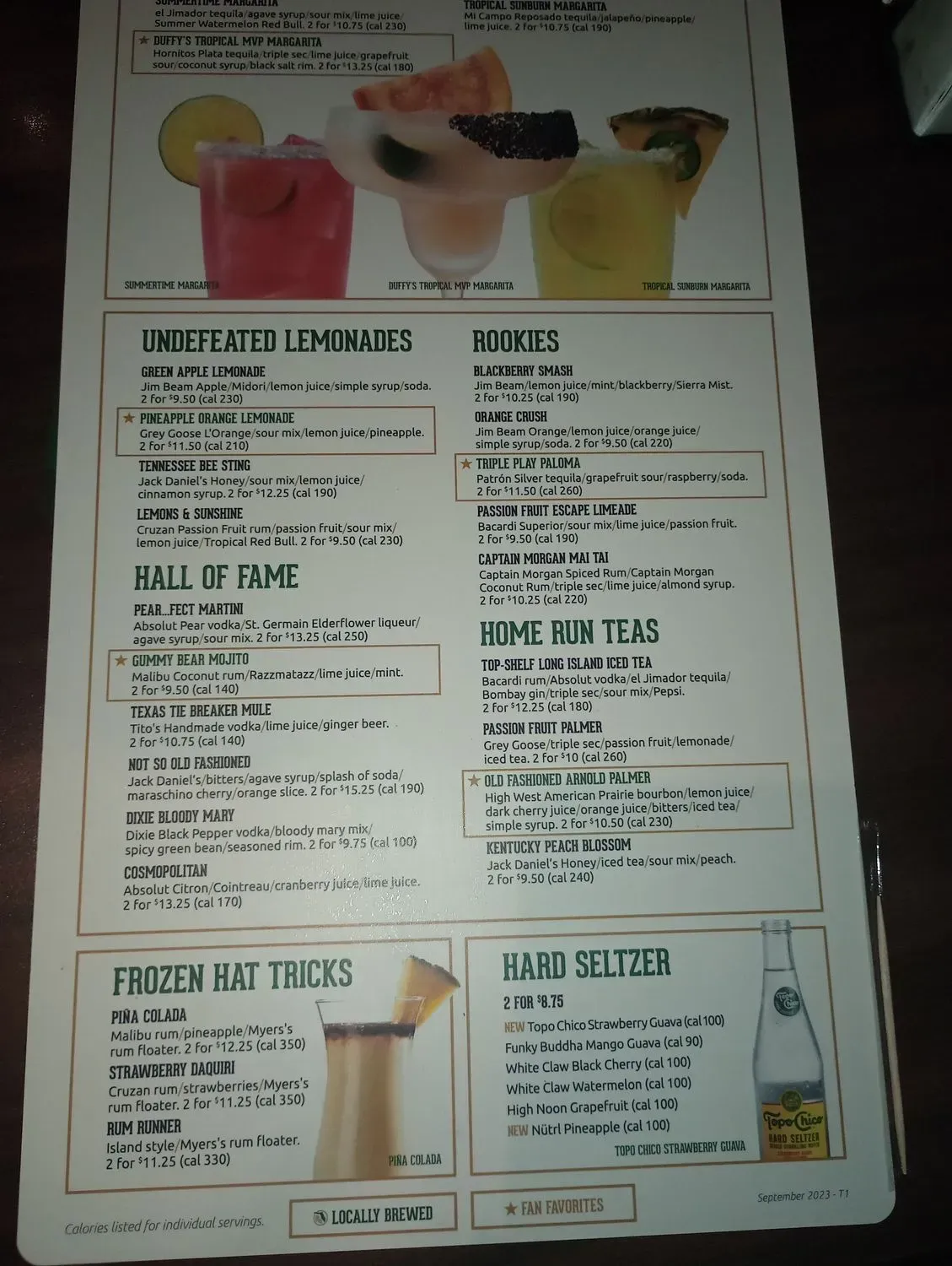 Menu 3