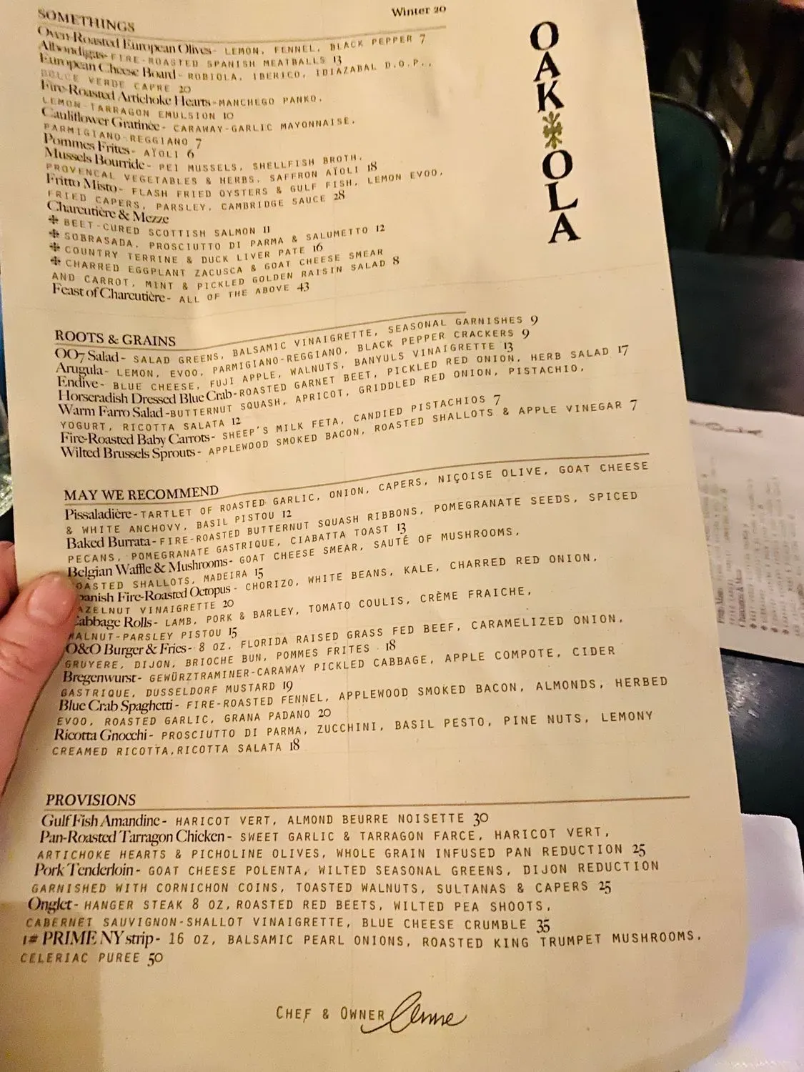 Menu 6