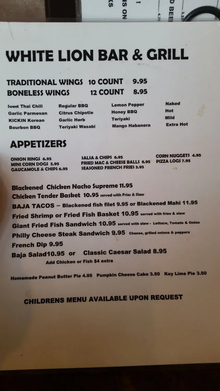 Menu 5