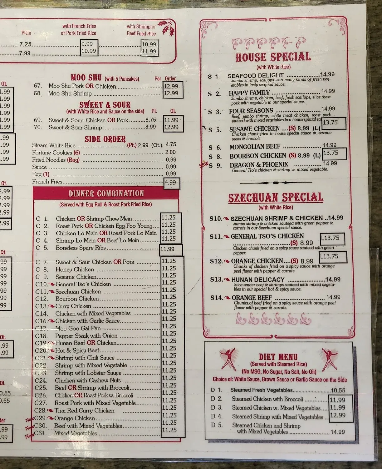 Menu 4