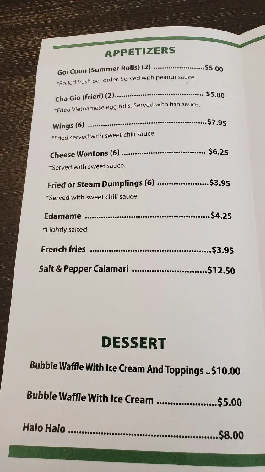 Menu 3