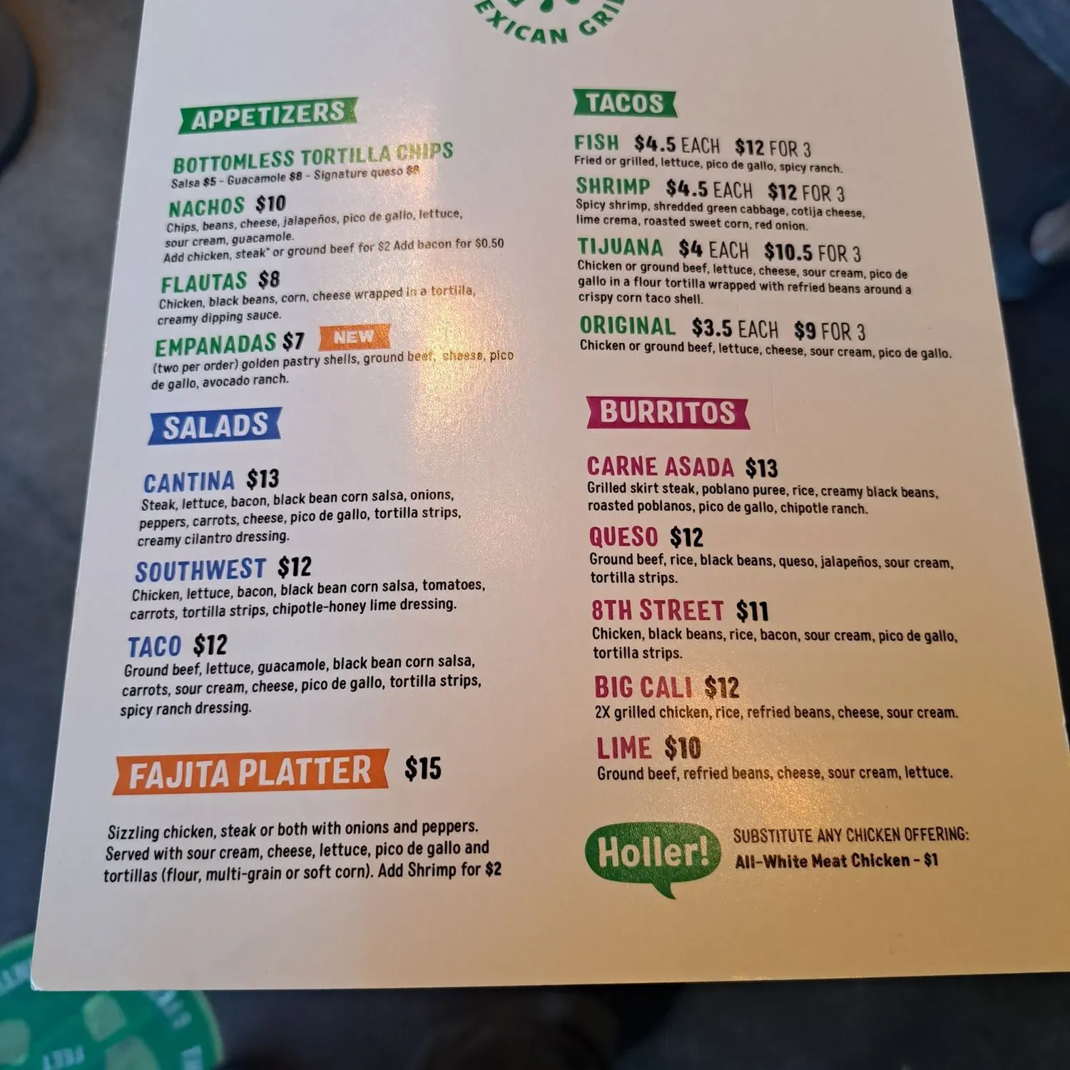 Menu 3