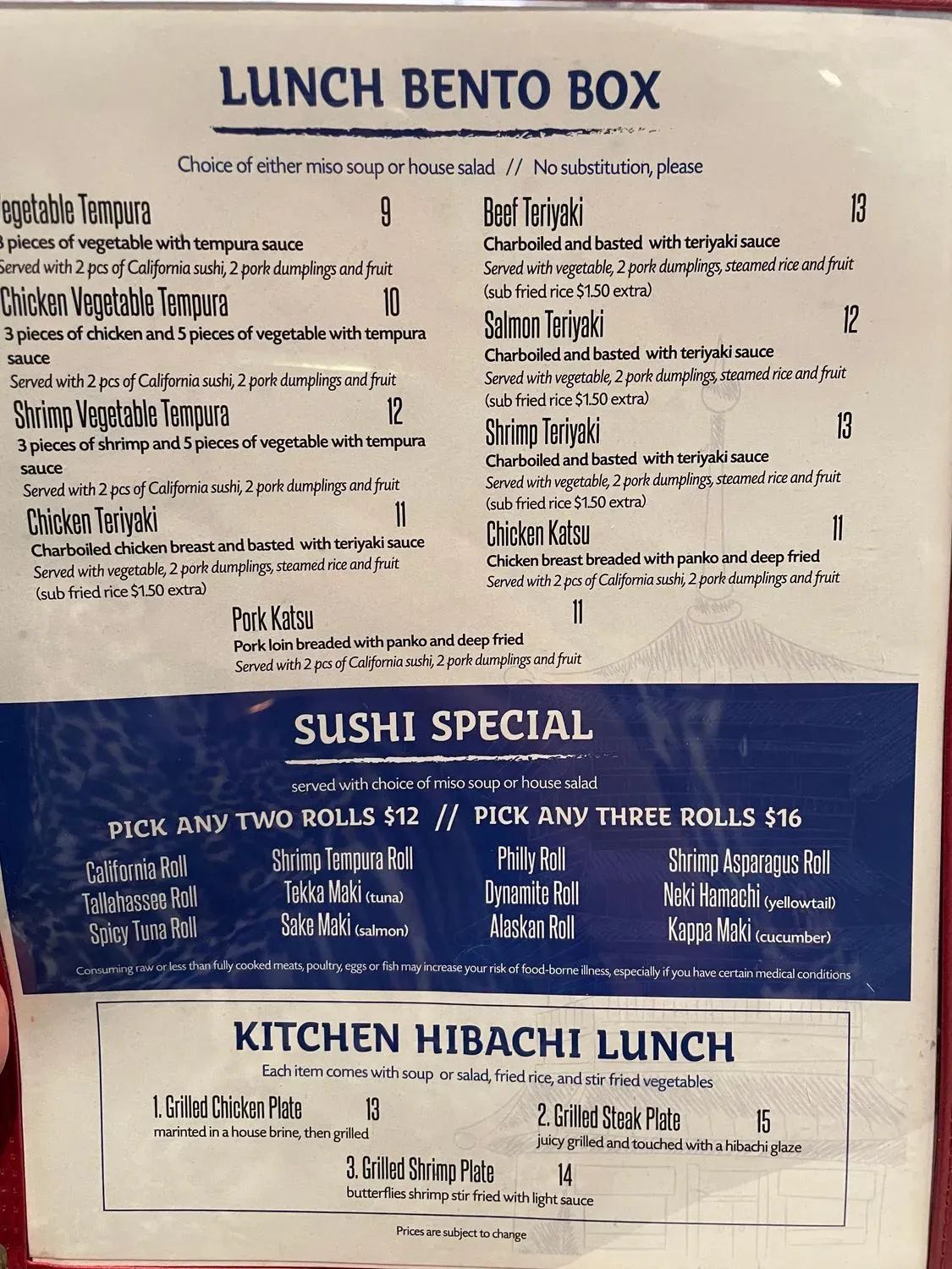 Menu 6