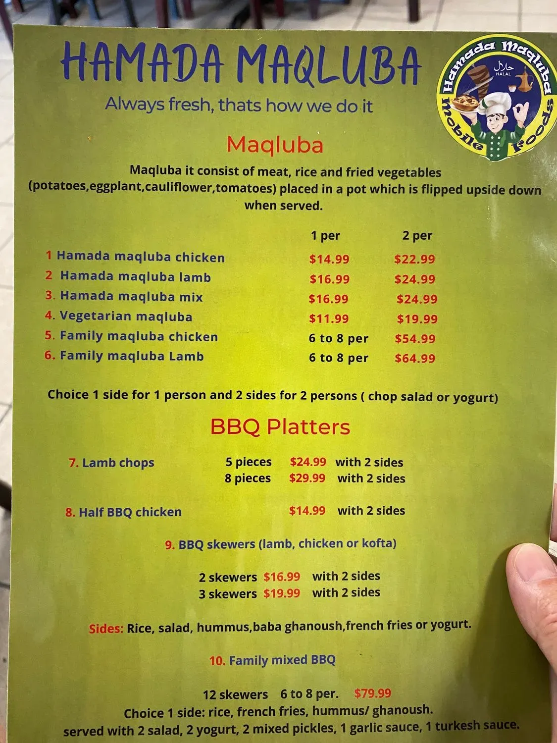 Menu 3