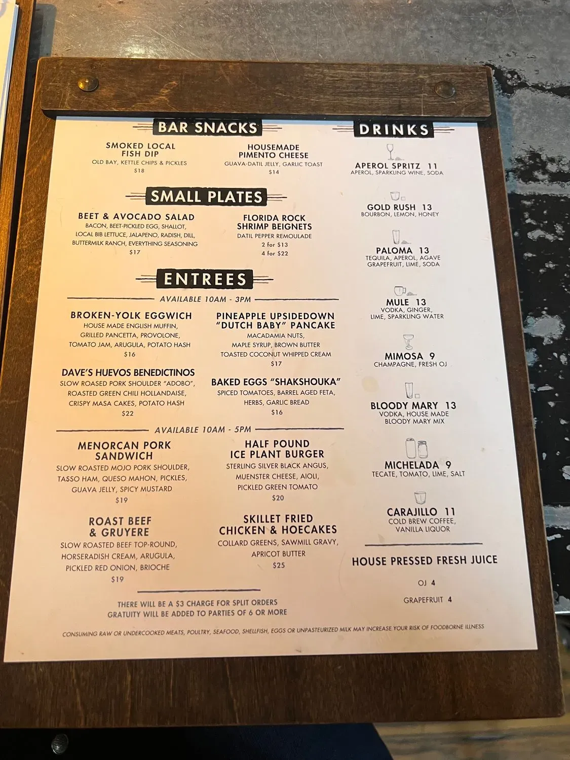 Menu 4