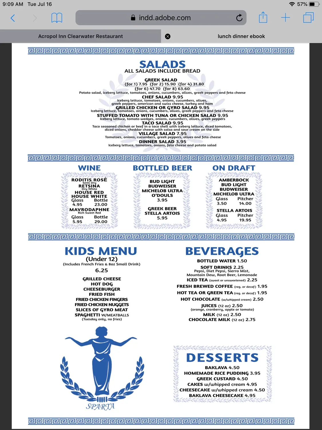 Menu 3