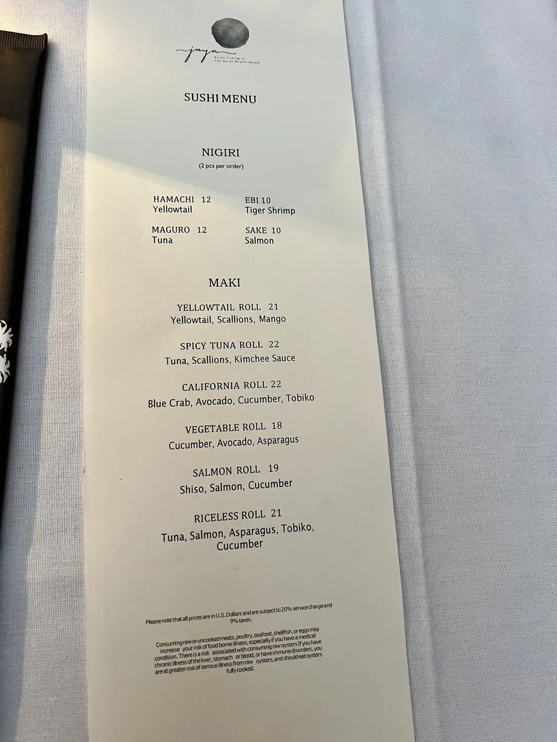 Menu 6