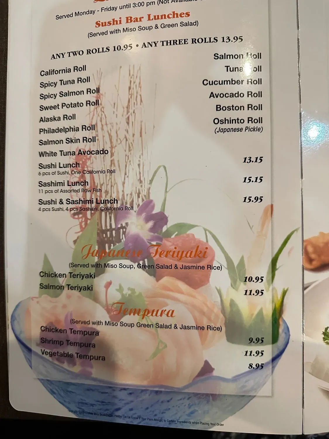 Menu 5