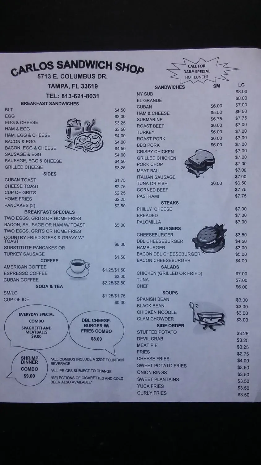 Menu 2