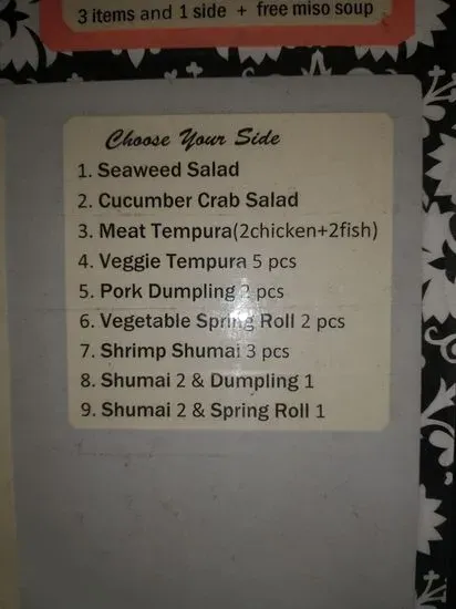 Menu 6