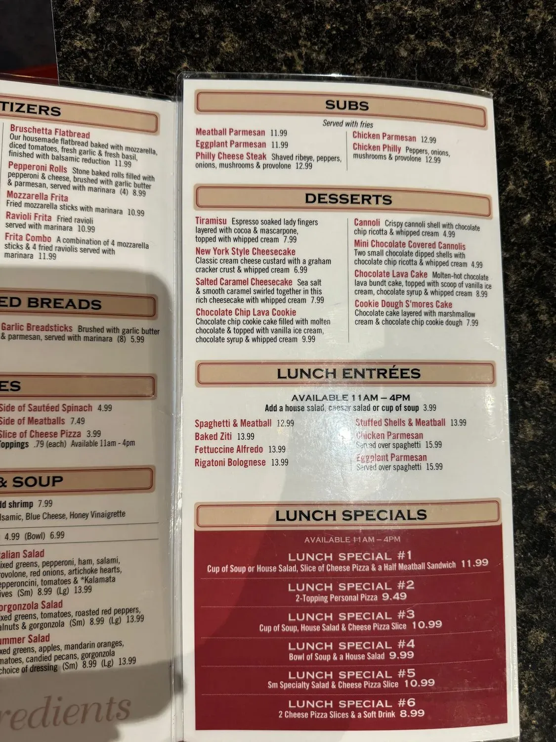 Menu 4