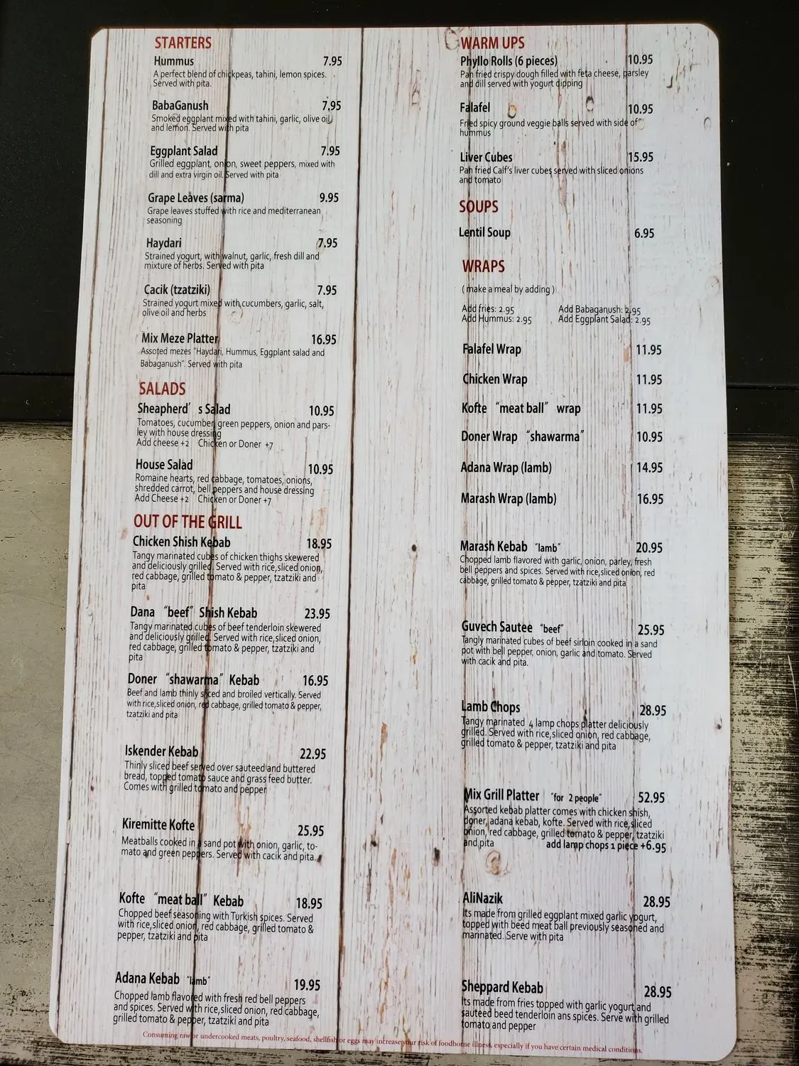 Menu 3