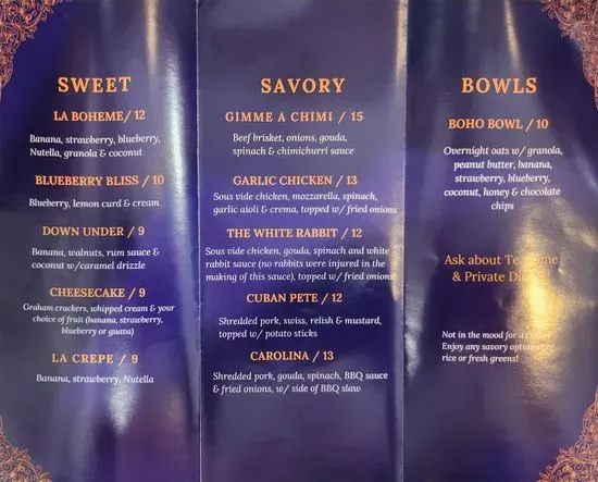 Menu 5