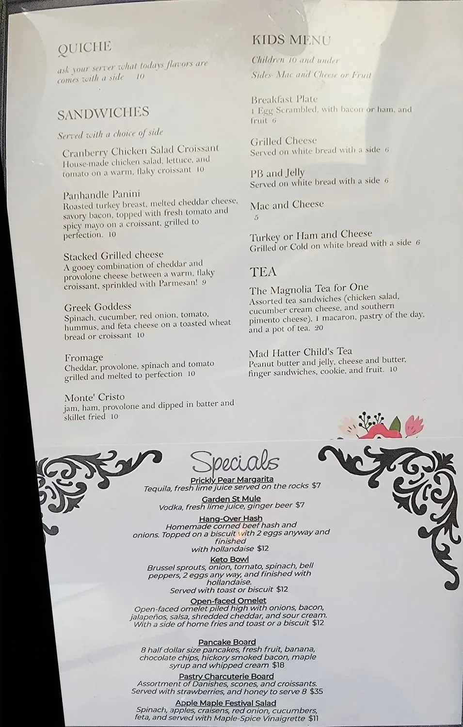 Menu 4