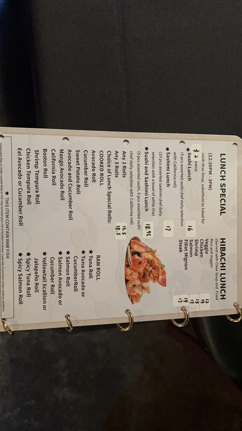 Menu 5