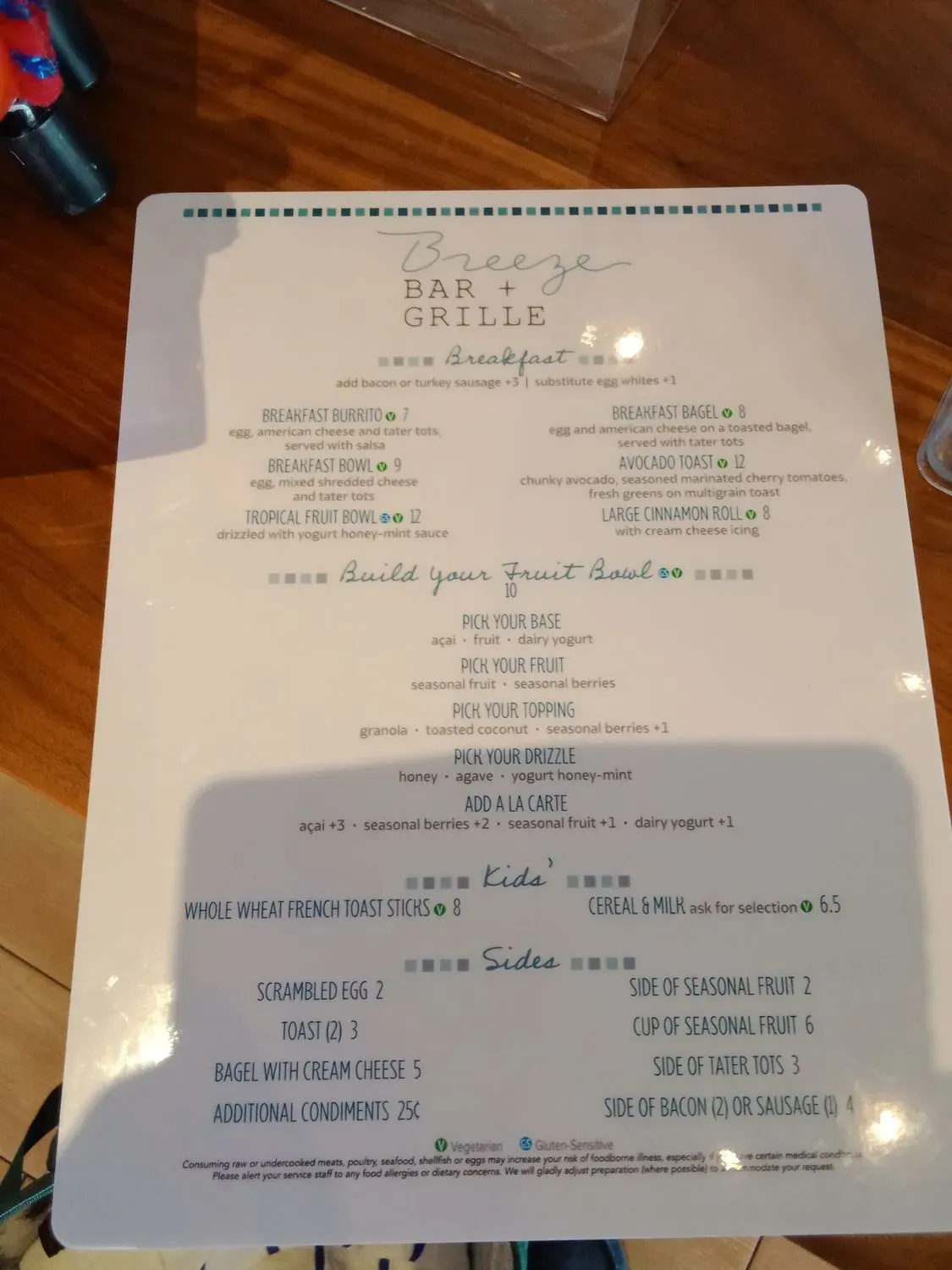 Menu 5