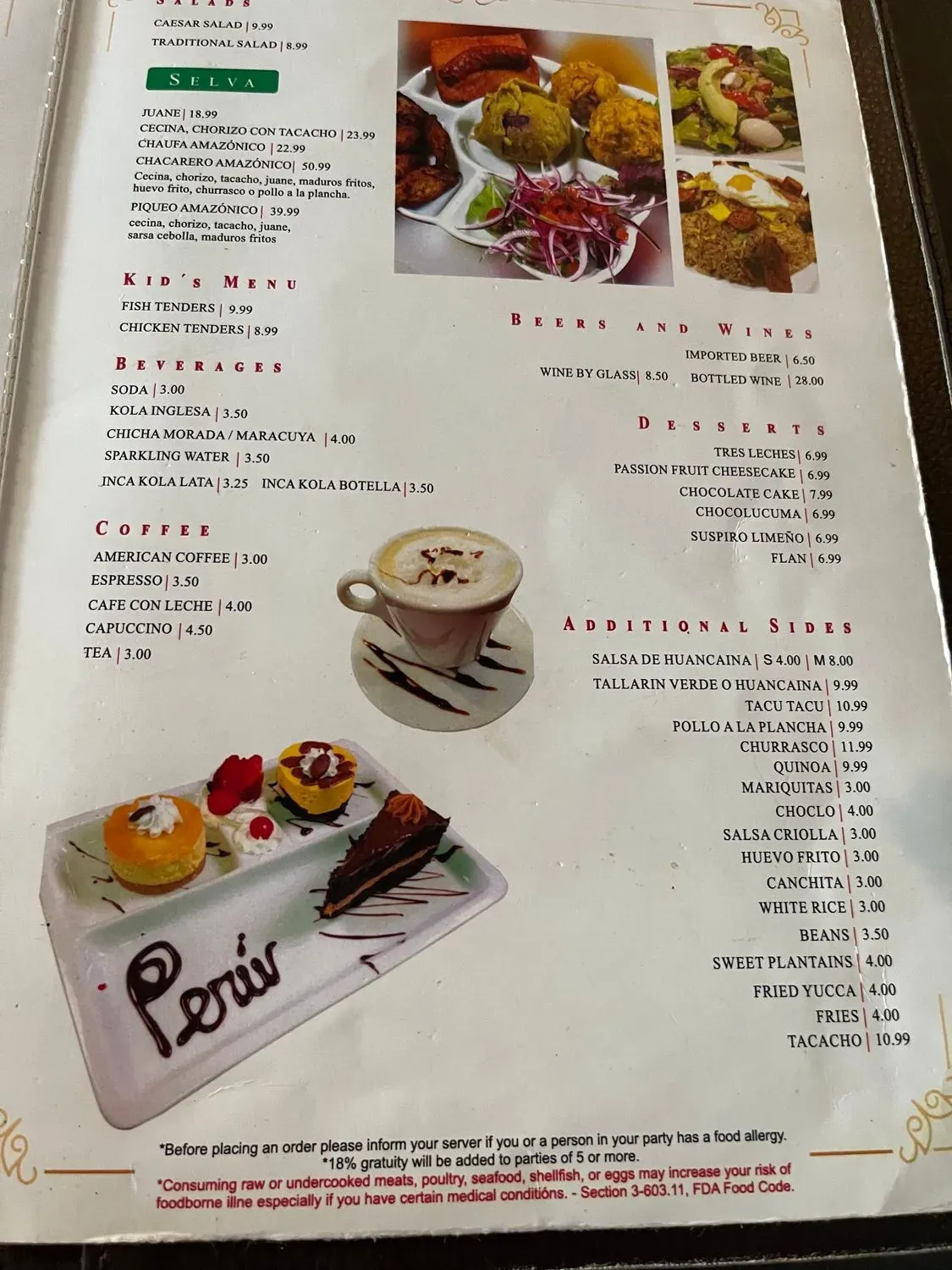 Menu 2