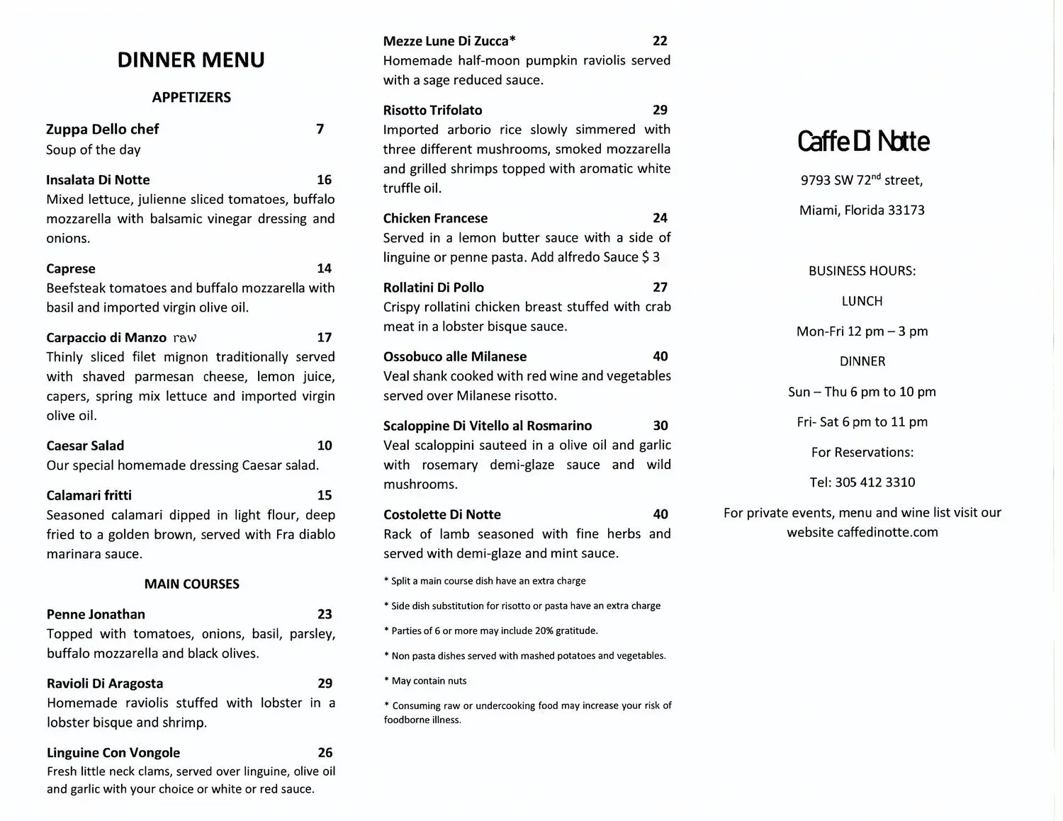 Menu 5