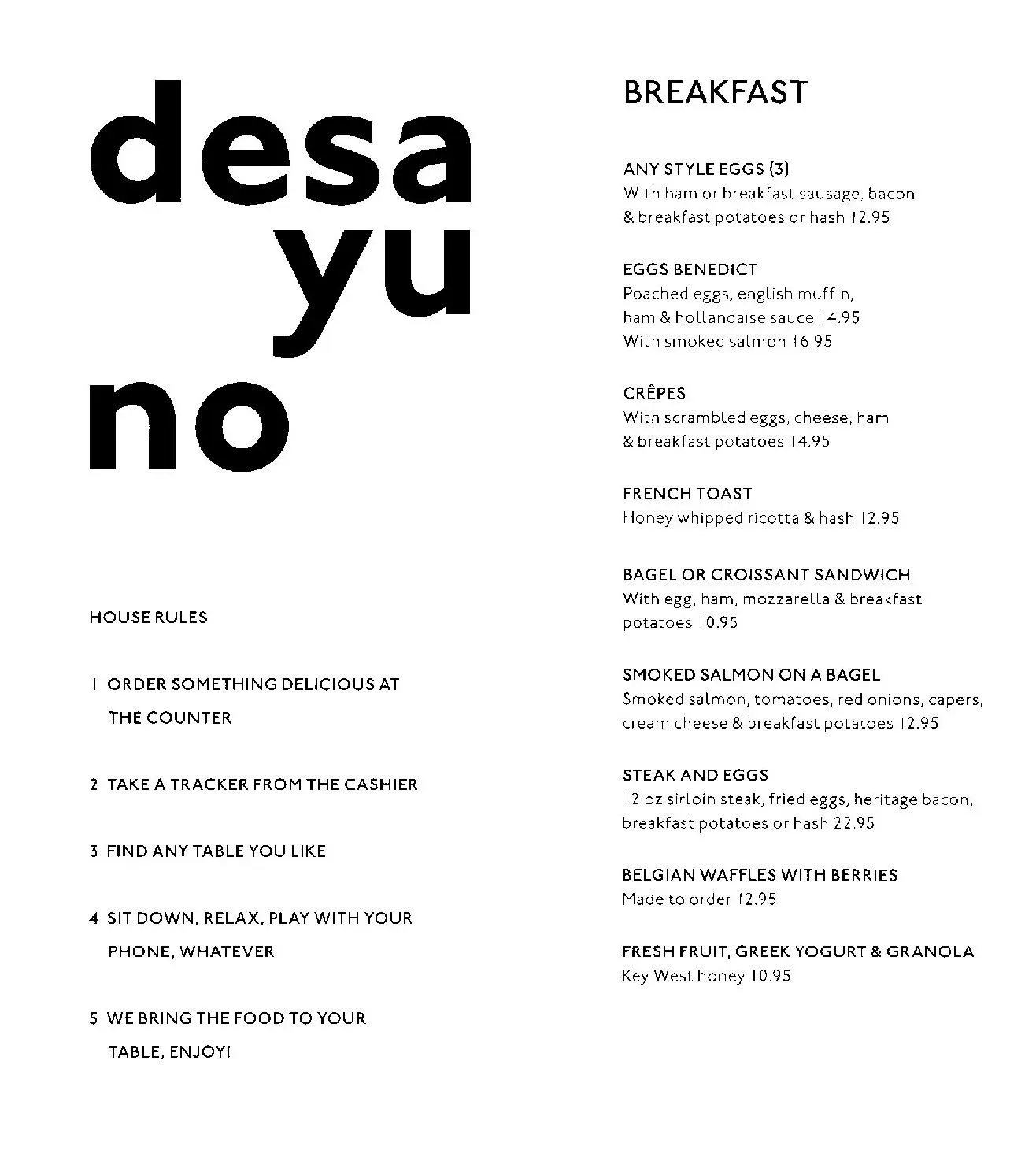 Menu 5