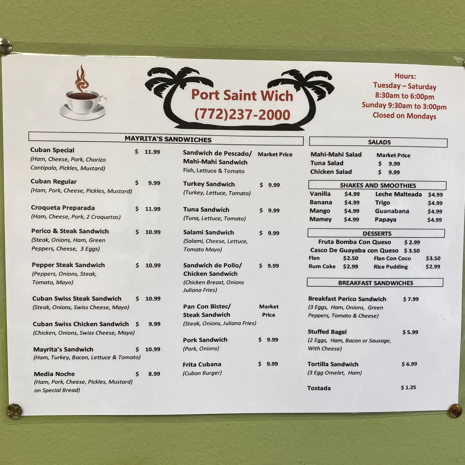 Menu 2