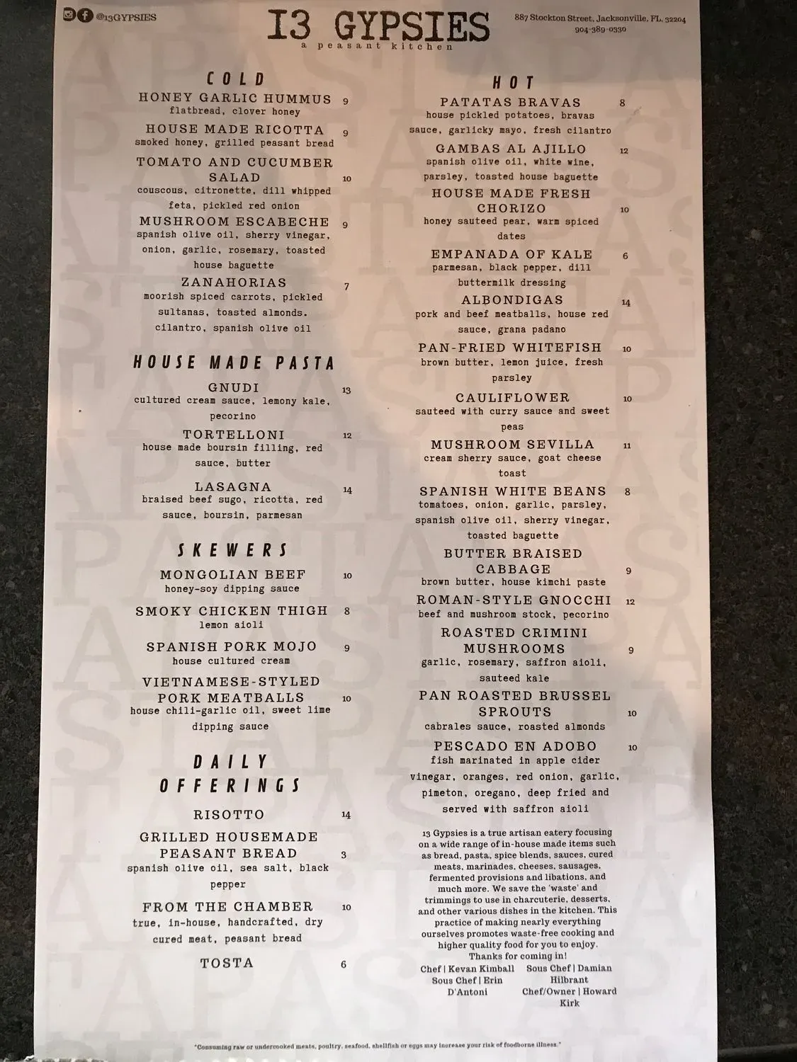 Menu 2