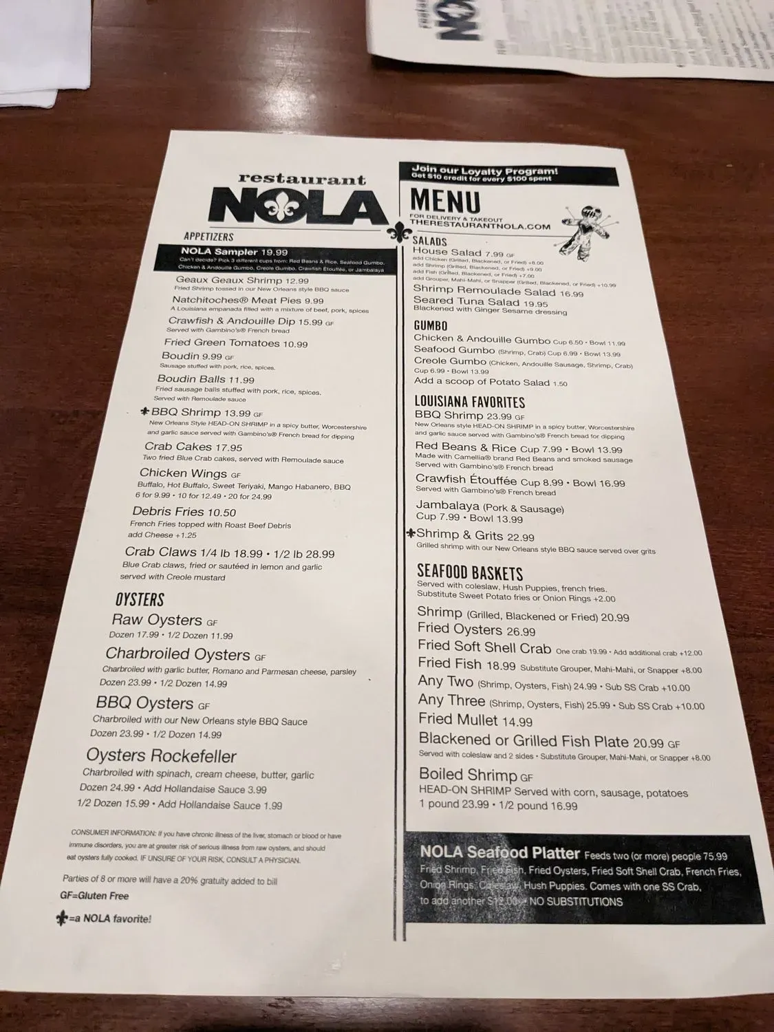 Menu 6