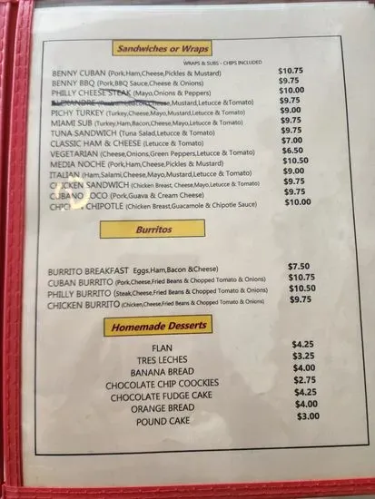 Menu 4