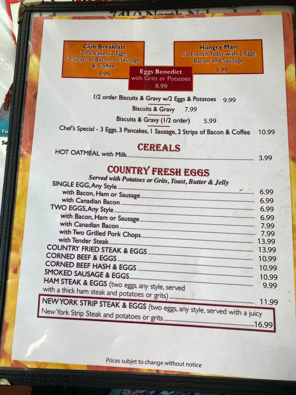 Menu 4