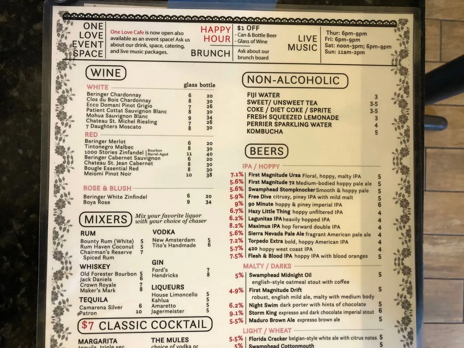 Menu 6