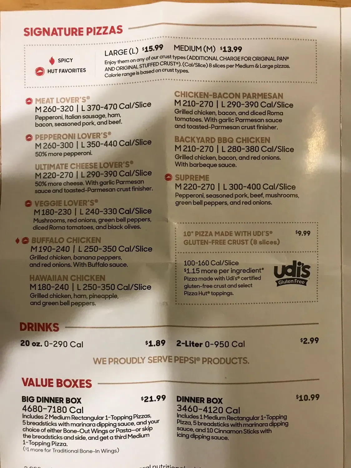 Menu 5