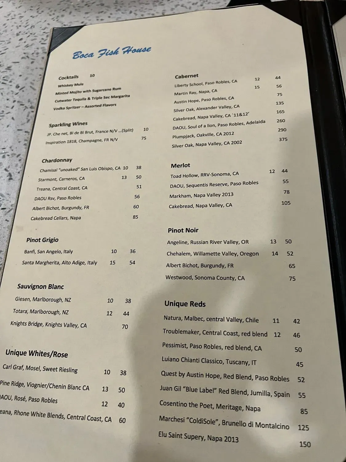 Menu 2