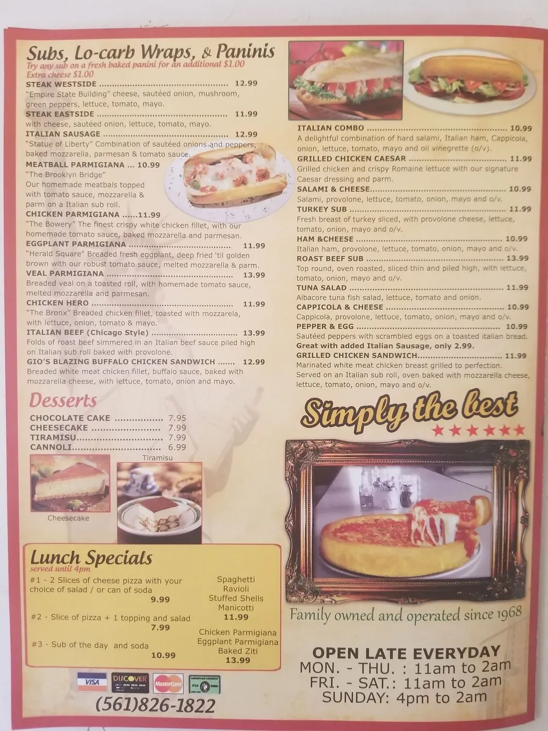 Menu 4