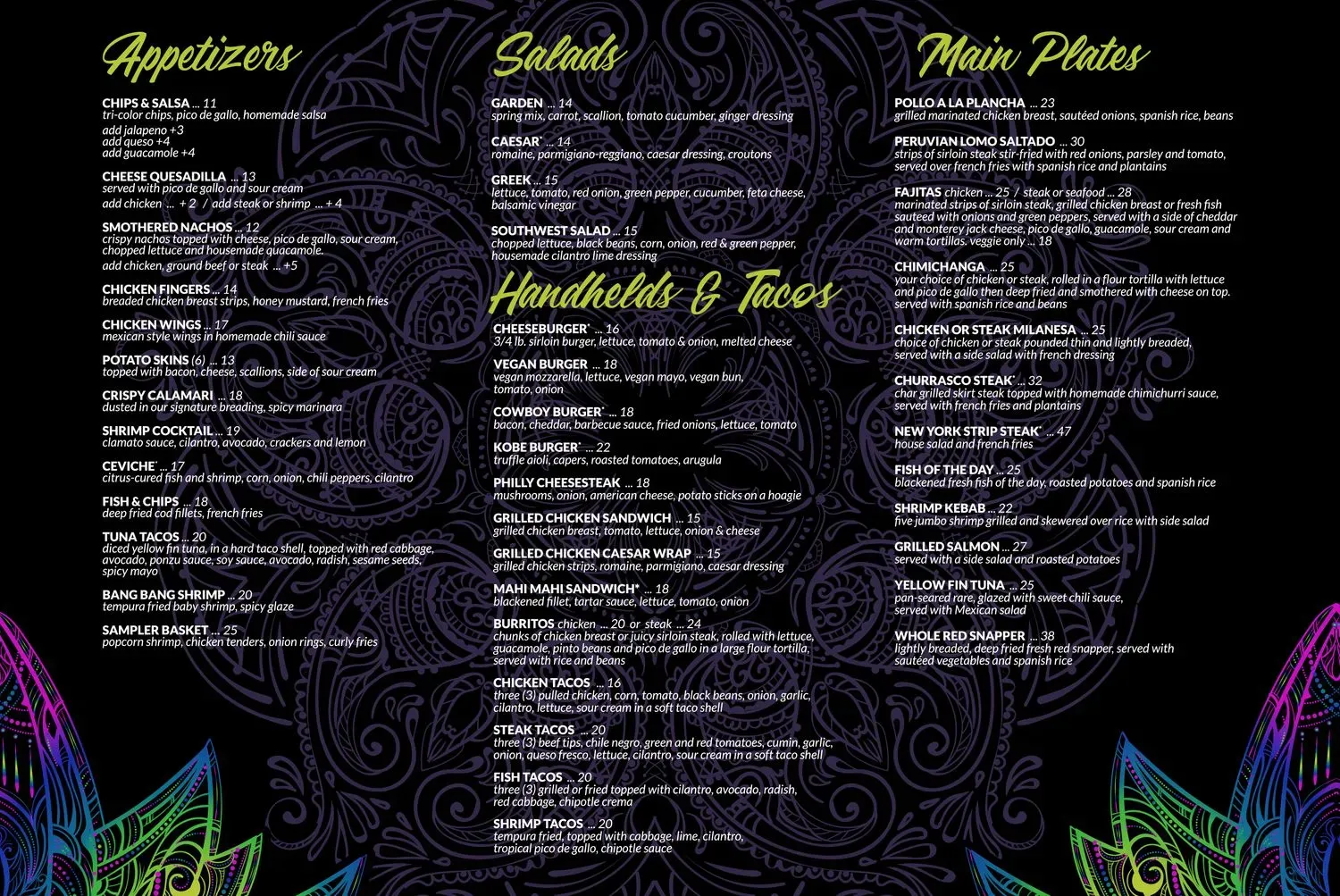 Menu 2