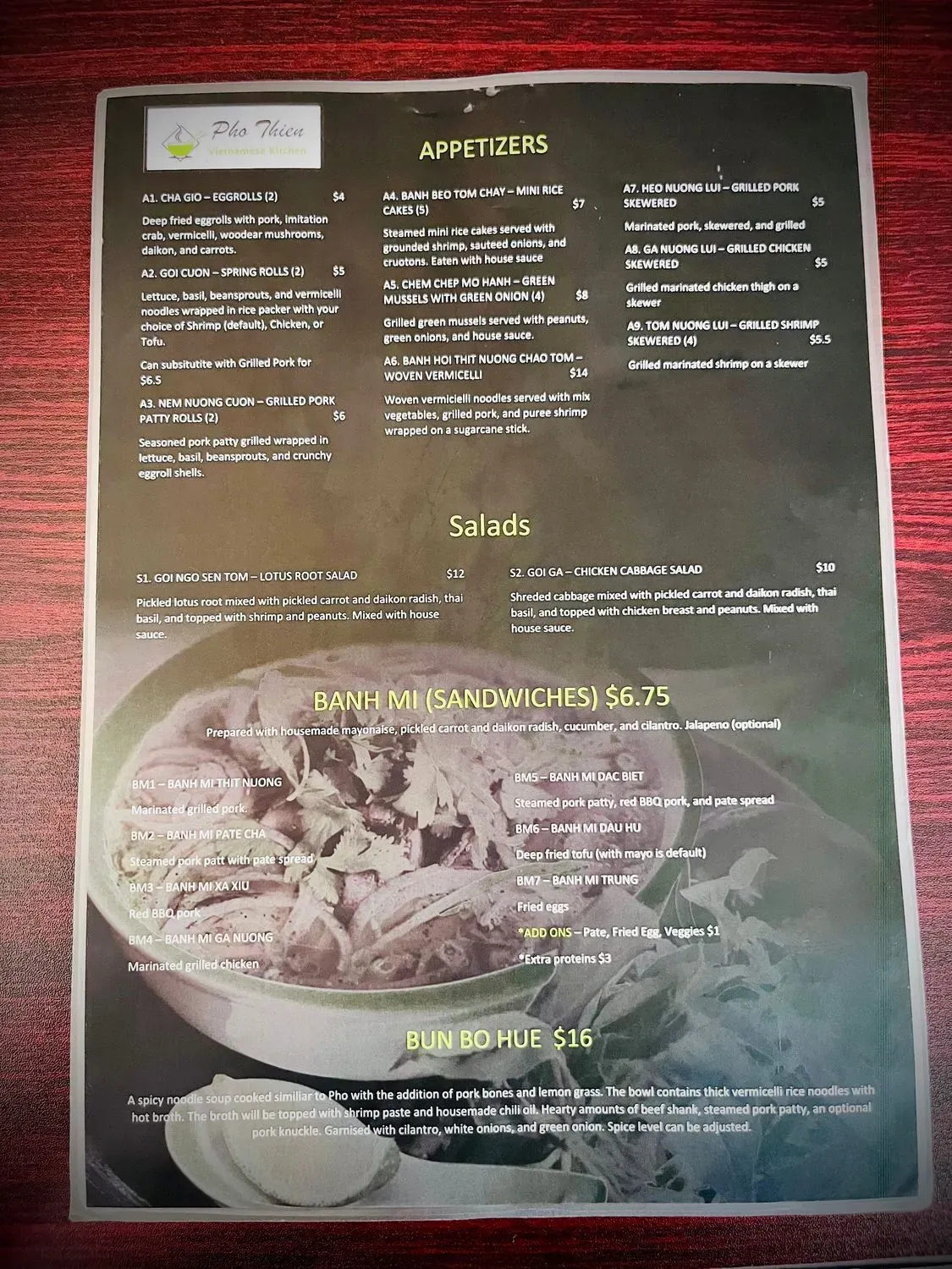 Menu 4