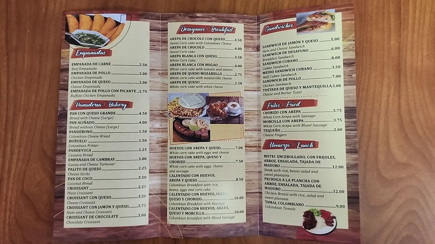 Menu 4