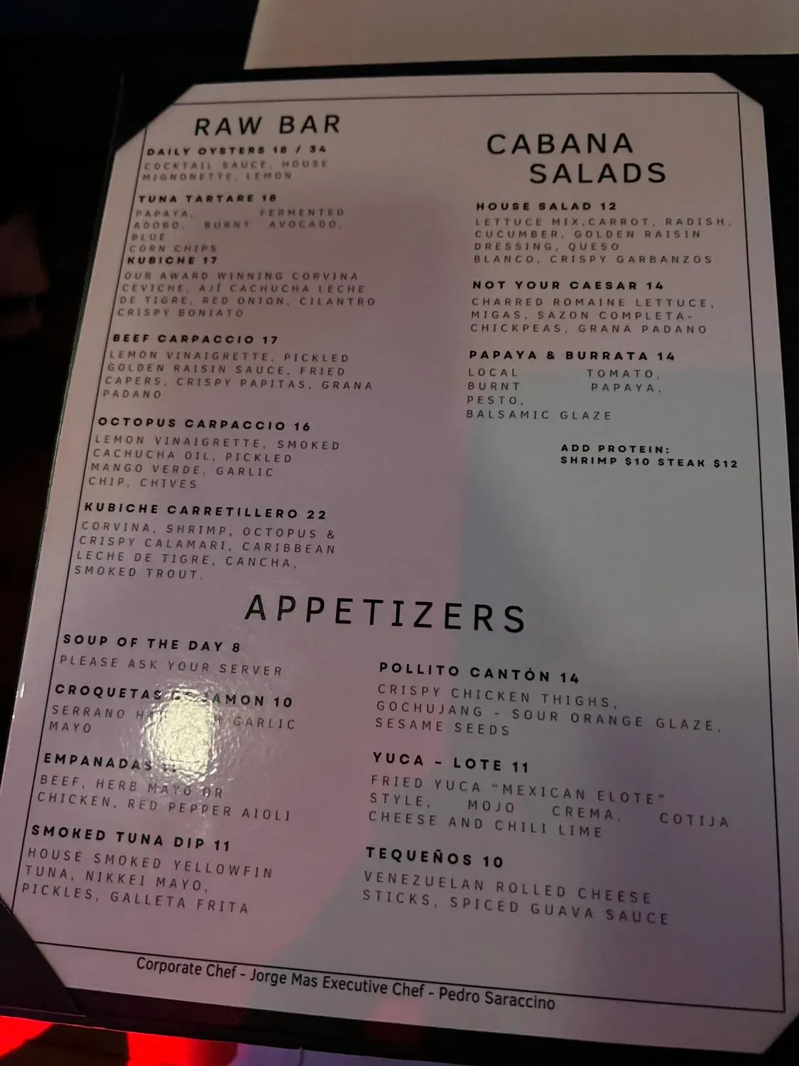 Menu 2