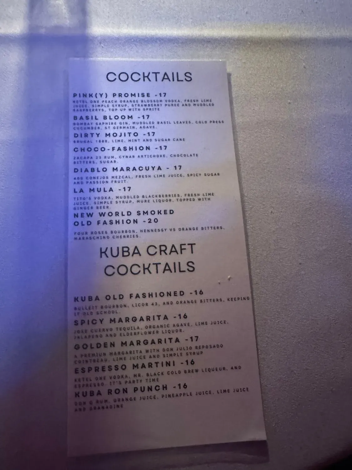 Menu 4