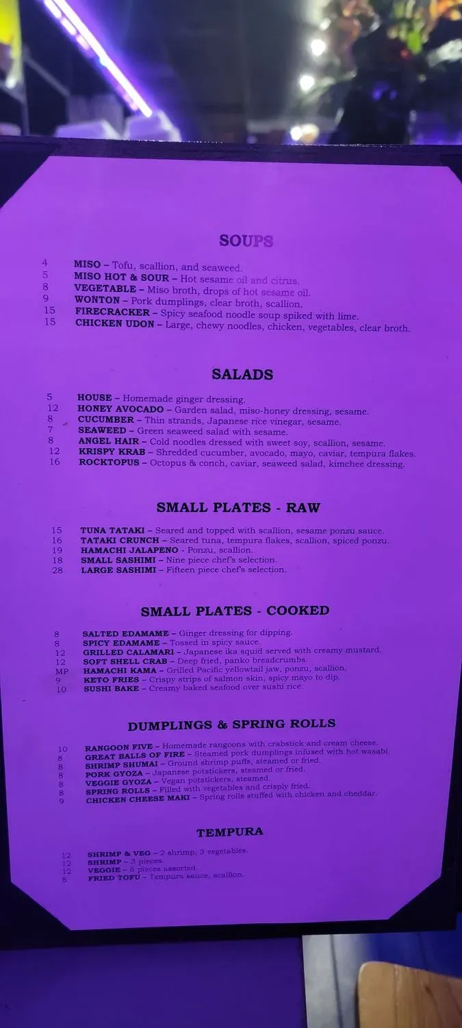 Menu 6