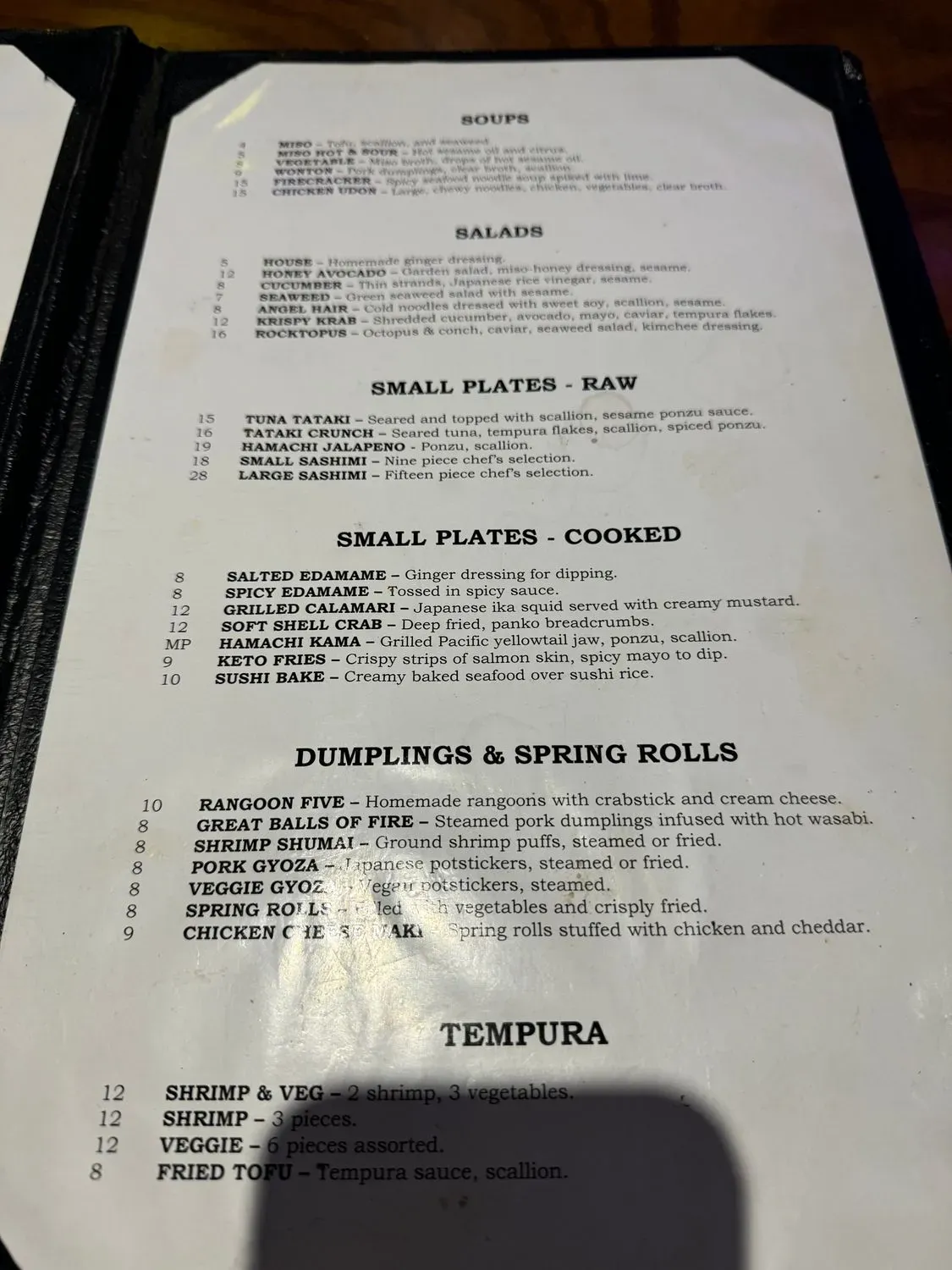 Menu 4