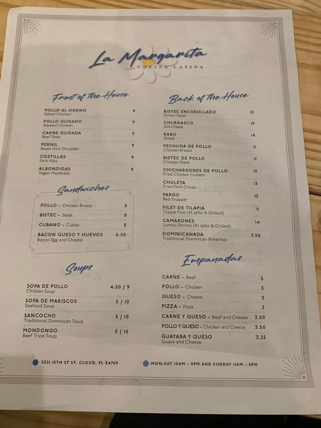 Menu 3