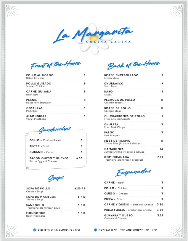 Menu 2