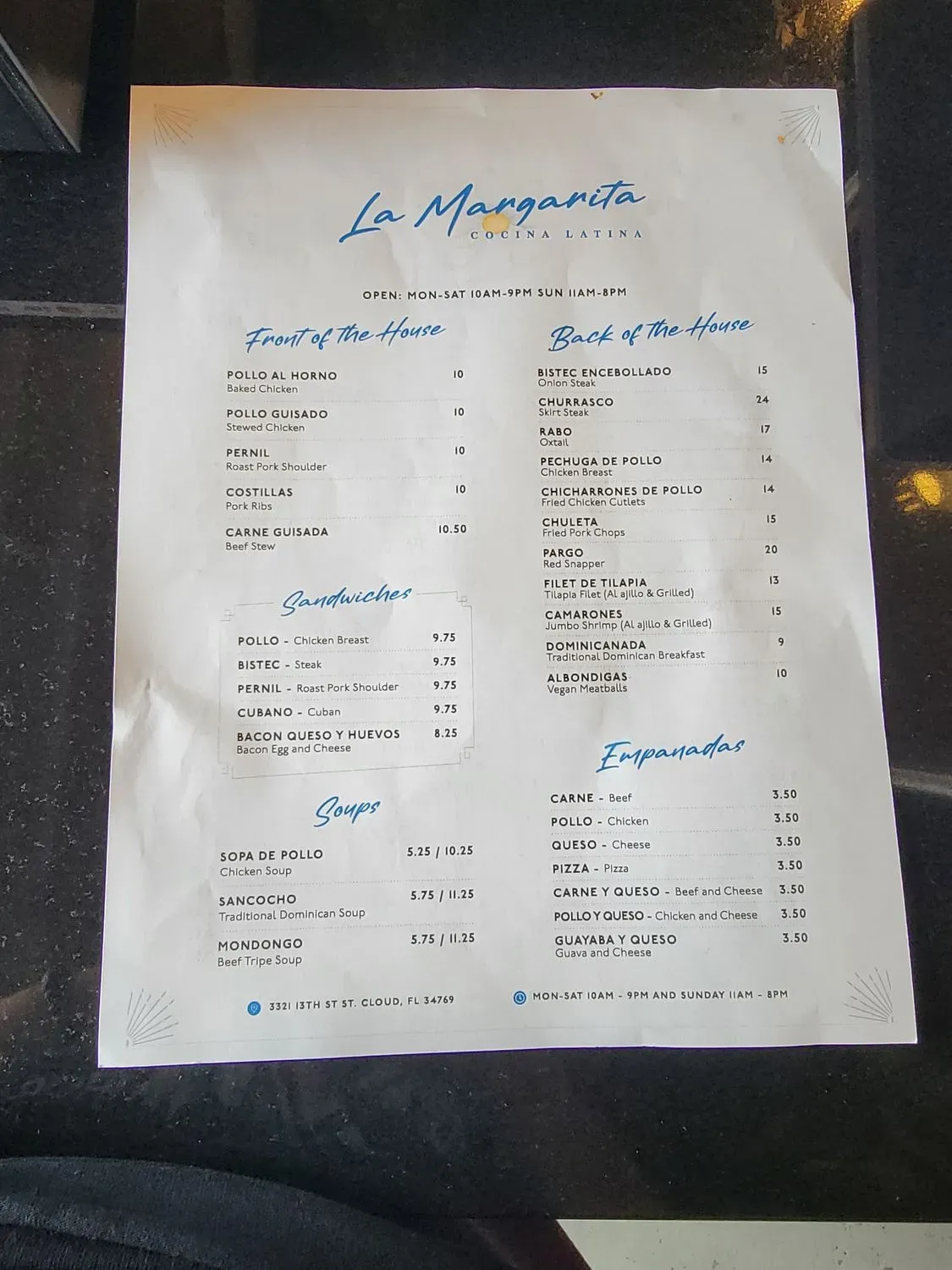 Menu 4