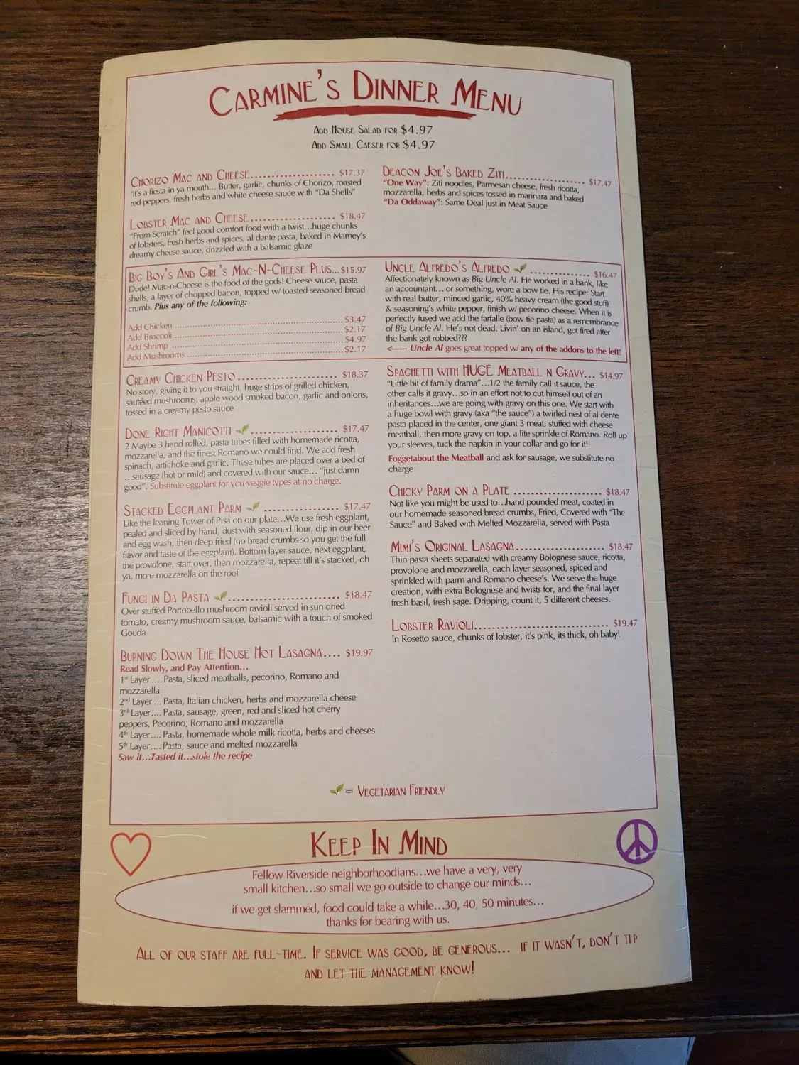 Menu 6