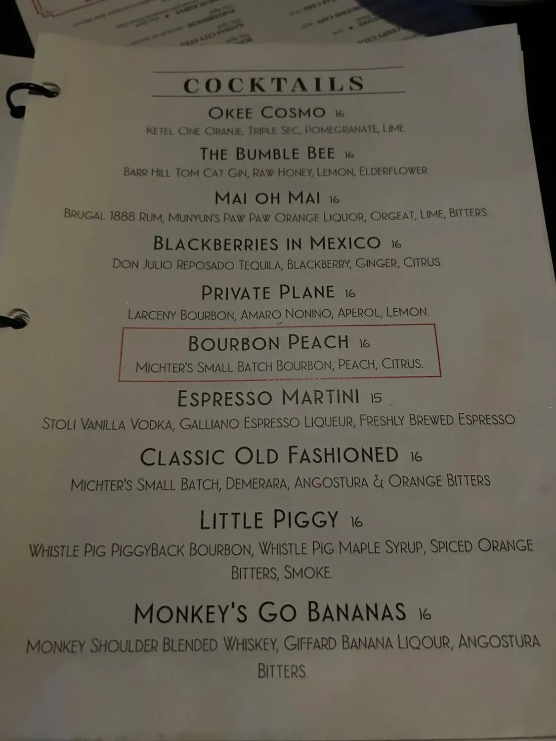 Menu 4