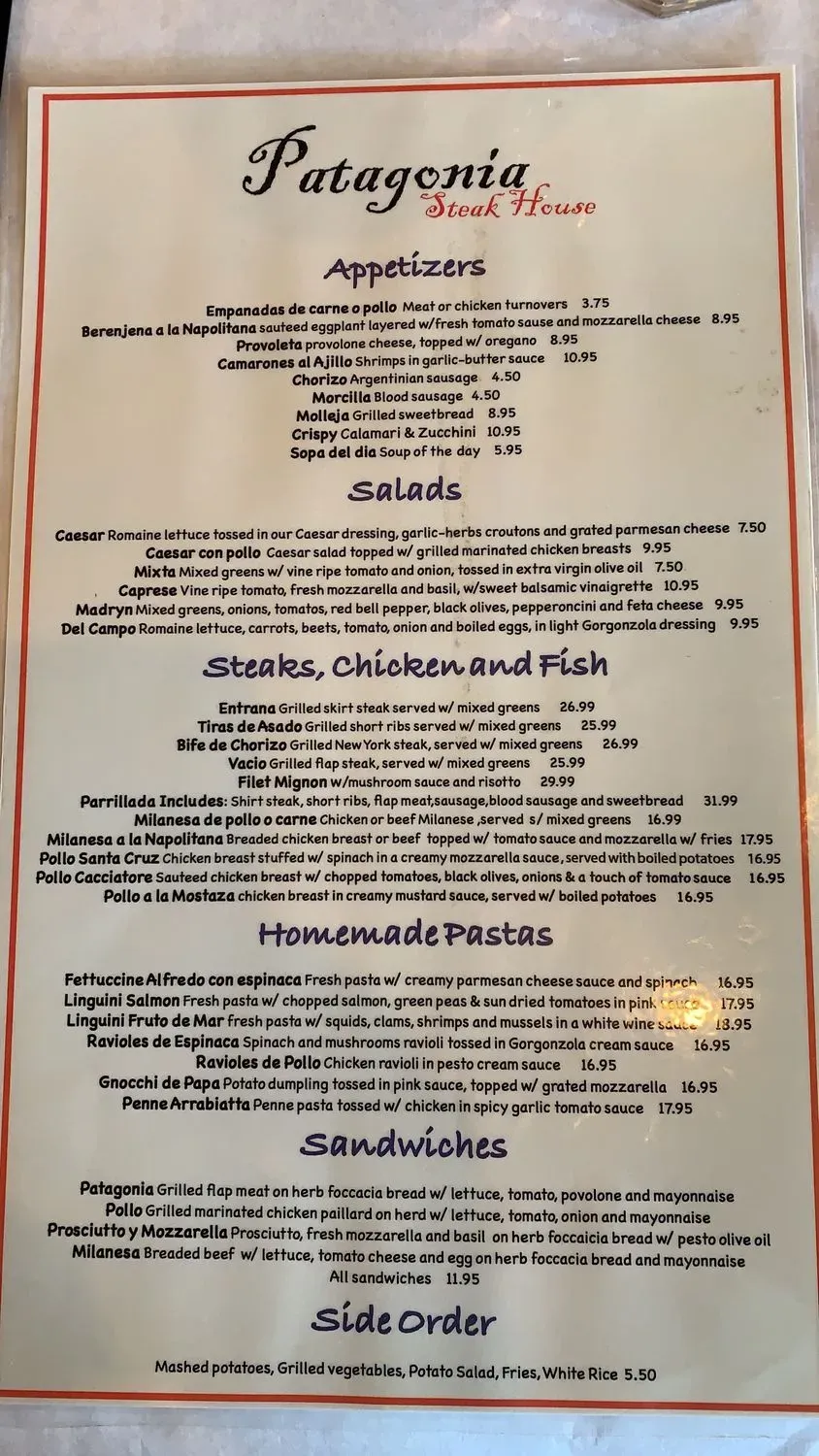 Menu 2