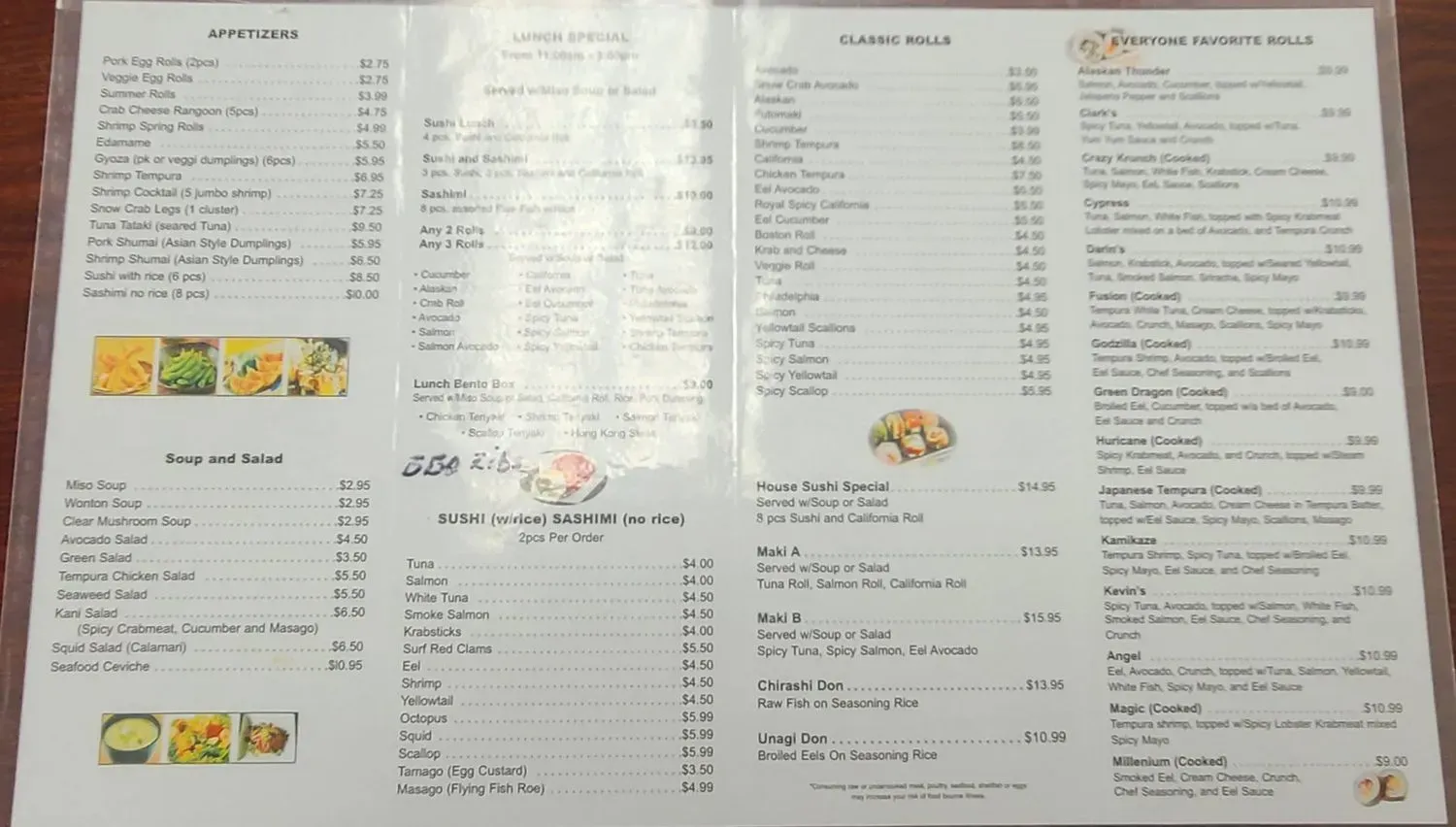 Menu 3