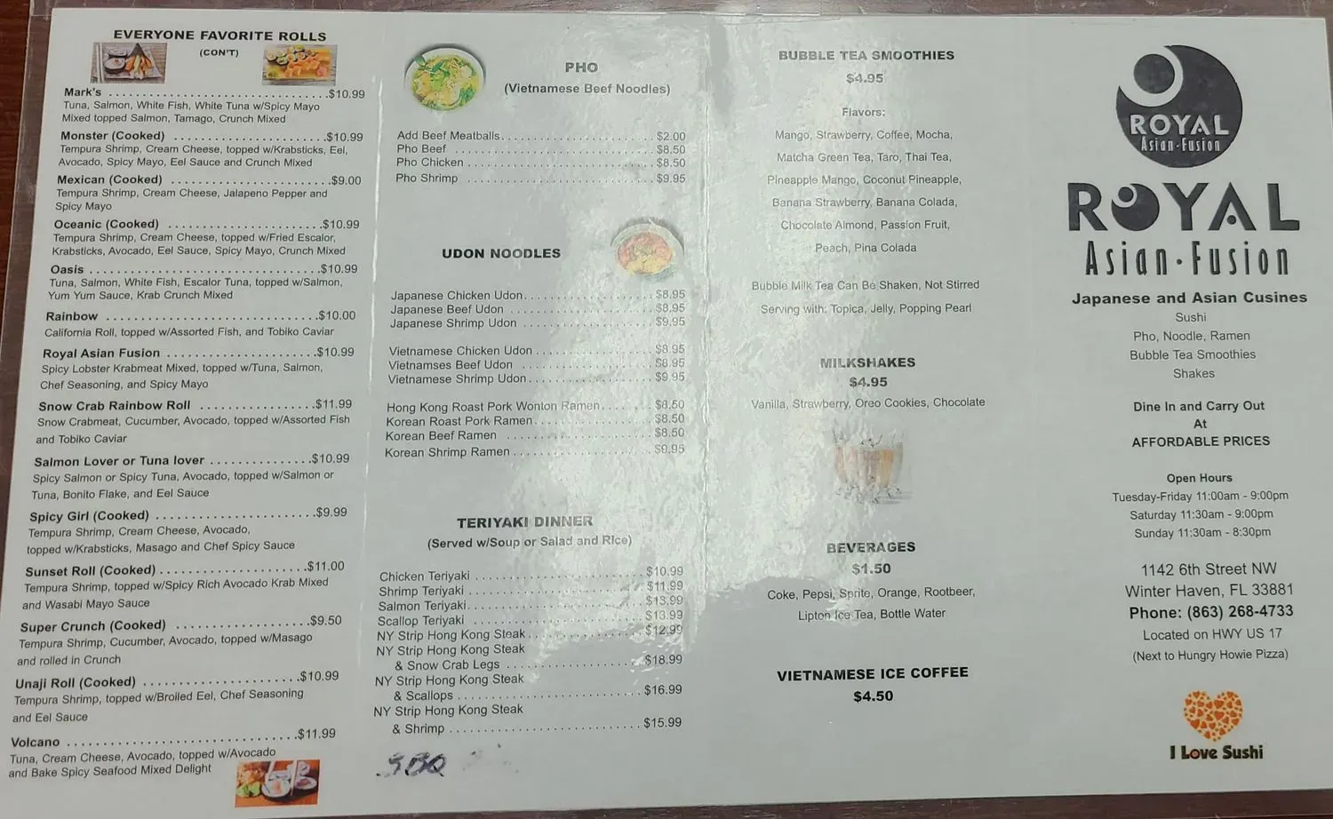 Menu 6