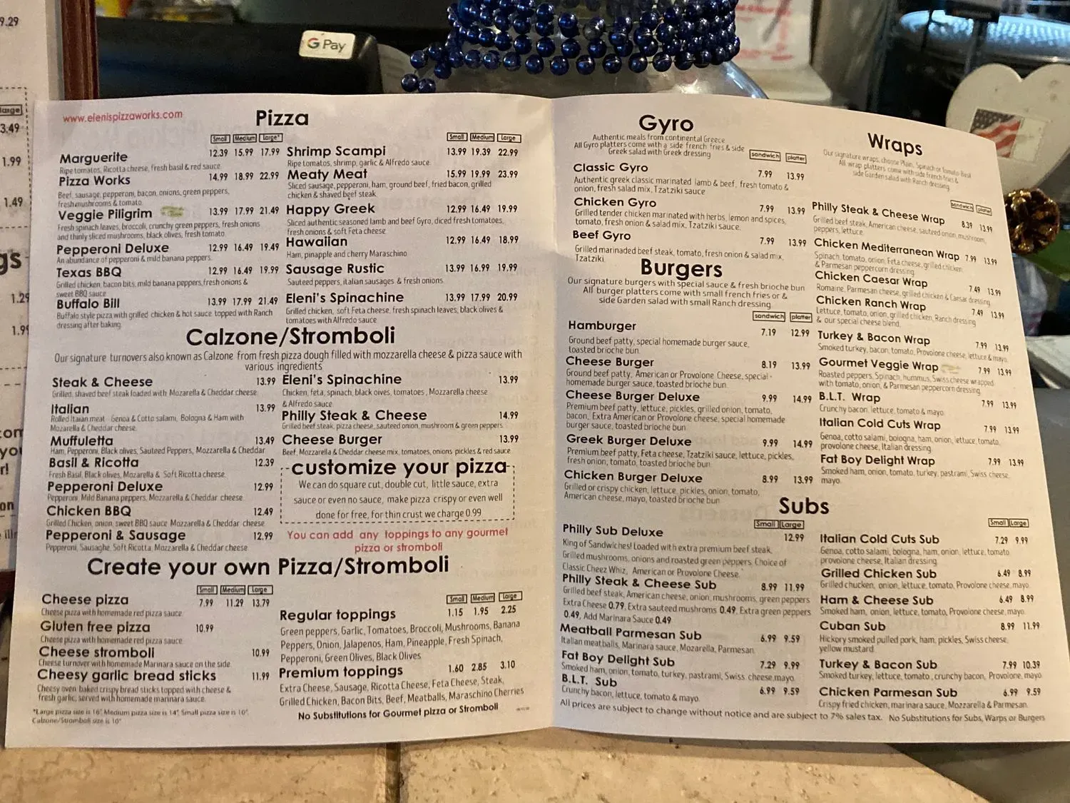 Menu 2