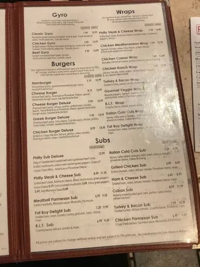 Menu 6