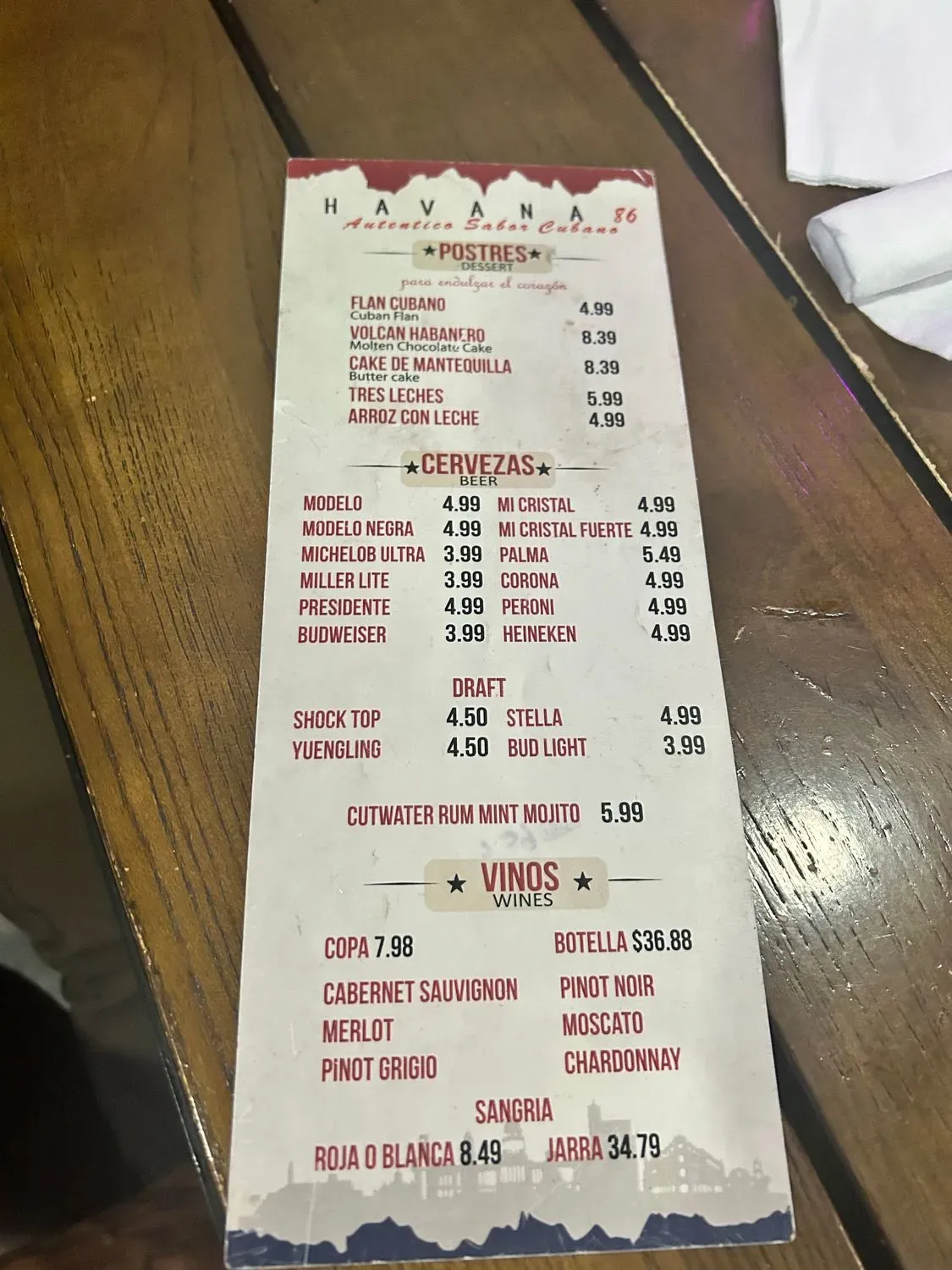 Menu 6